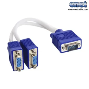 کابل ۱به۲ VGA سفید