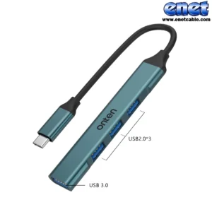 هاب ۴ پورت USB-C OTN-9701 اونتن/ONTEN