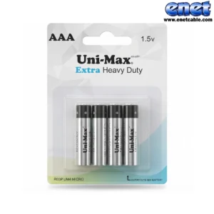 باطری ۴تایی نیم قلم EXTRA یونی مکس/UNIMAX