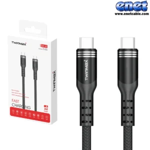 کابل شارژ دوسر تایپ سی  M-4CC تویین مکس/TWINMAX