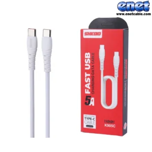 کابل شارژ دوسر تایپ سی ۱٫۱متری MNS M905CC 5A