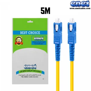 پچ کورد فیبر نوری ۵ متری sc-sc  ای نت/ENET