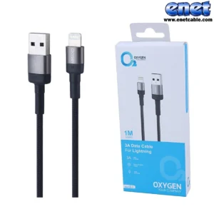 کابل لایتنینگ فست شارژ ۳ آمپر LX-1  اکسیژن/OXYGEN