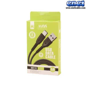 کابل شارژ تایپ سی ۱٫۱ متری MNS M017C 5A